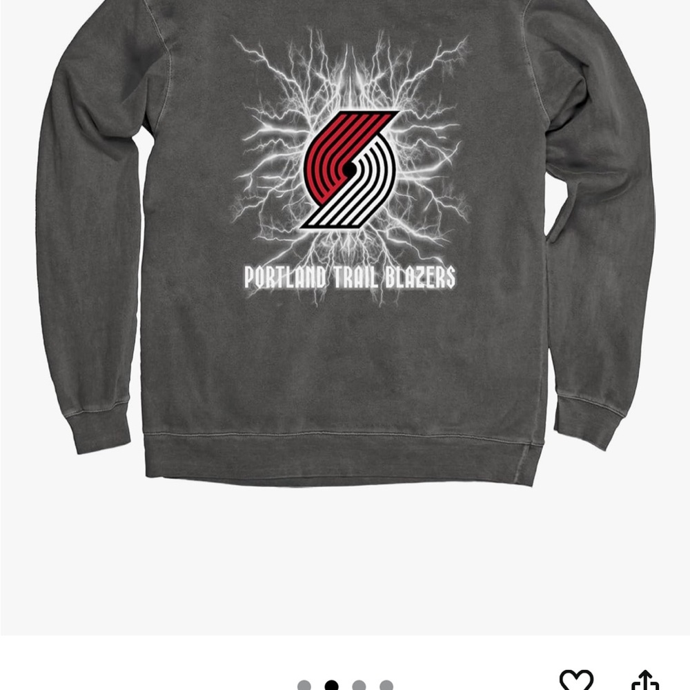 Blue 84 Unisex-Adult‎ NBA Officially Licensed sweatshirt Trail Blazers xxl